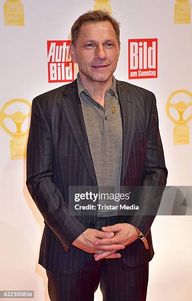 Richy Mueller attends the 'Goldenes Lenkrad' Award at Axel Springer Haus on November 8, 2016 in Berlin, Germany.