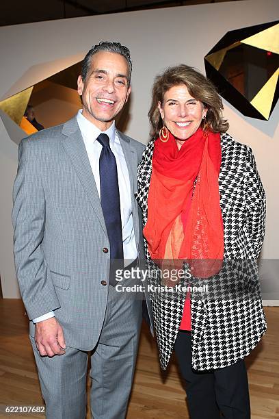 Susan Orsini and Wade Williams attend Ralph Pucci Presents Herve van der Straeten Synchronization at 44 West 18th Street - Penthouse on November 9,...