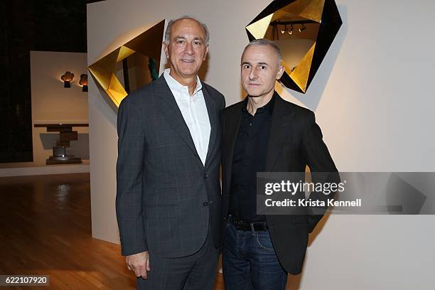 Ralph Pucci and Herve van der Straeten attend Ralph Pucci Presents Herve van der Straeten Synchronization at 44 West 18th Street - Penthouse on...