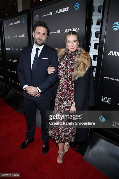 Actor Jeremy Sisto and Addie Lane attend the premiere of AT&T Audience Network's 'ICE' at ArcLight Hollywood on November 9, 2016 in Hollywood,...