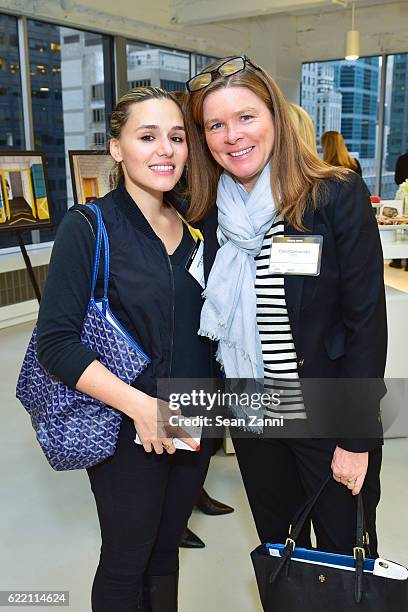 Jenny Lenz and Carol Carbonetti attend Commercial Observer: The Future of Midtown East at 605 Third Avenue on November 9, 2016 in New York City.