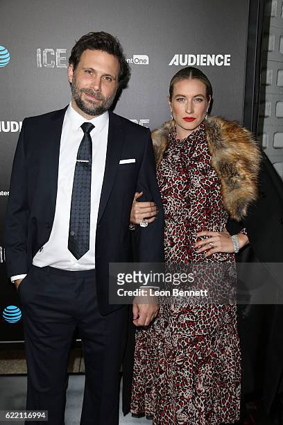 Actor Jeremy Sisto and Addie Lane arrive at the Premiere Of Audience Network's "Ice" - Arrivals at ArcLight Cinemas on November 9, 2016 in Hollywood,...