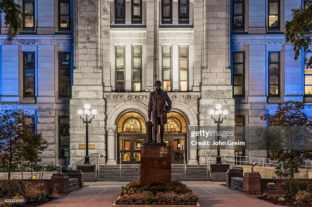 Erie County Hall building exterior...