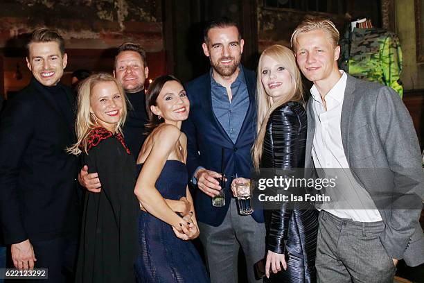 German moderator Nova Meierhenrich, german actress Nadine Warmuth, Bastian Ammelounx, CEO La Martina Germany, former football player Christoph...