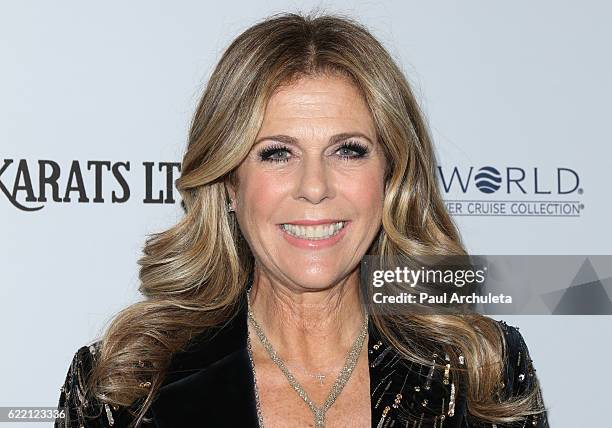 Actress Rita Wilson attends the 2016 Women's Guild Cedars-Sinai Annual Gala at The Beverly Hilton Hotel on November 9, 2016 in Beverly Hills,...