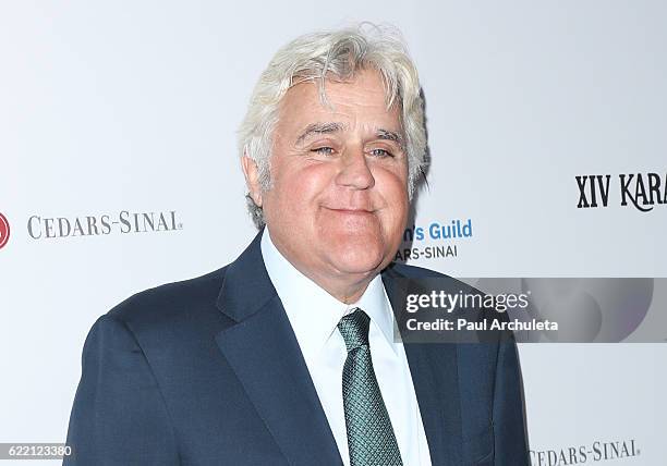 Comedian Jay Leno attends the 2016 Women's Guild Cedars-Sinai Annual Gala at The Beverly Hilton Hotel on November 9, 2016 in Beverly Hills,...