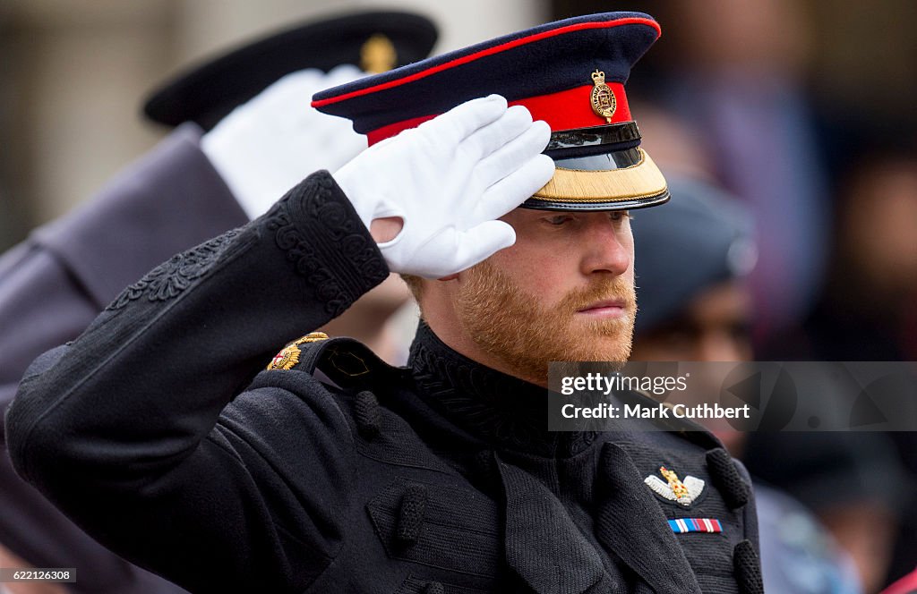 Duke Of Edinburgh And Prince Harry Visit The Fields Of Remembrance