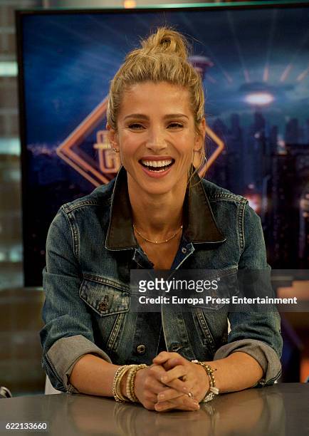Elsa Pataky attends 'El Hormiguero' Tv show at Vertice Studios on November 9, 2016 in Madrid, Spain.