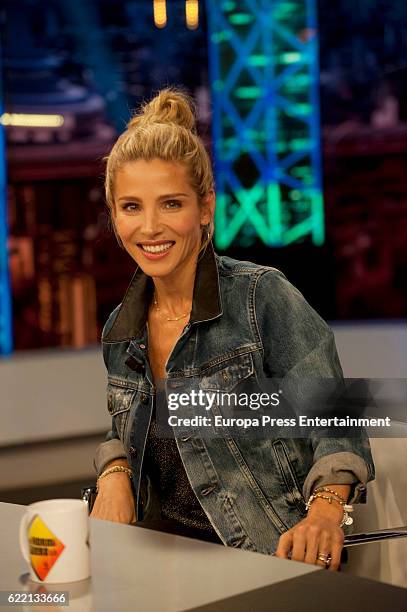 Elsa Pataky attends 'El Hormiguero' Tv show at Vertice Studios on November 9, 2016 in Madrid, Spain.