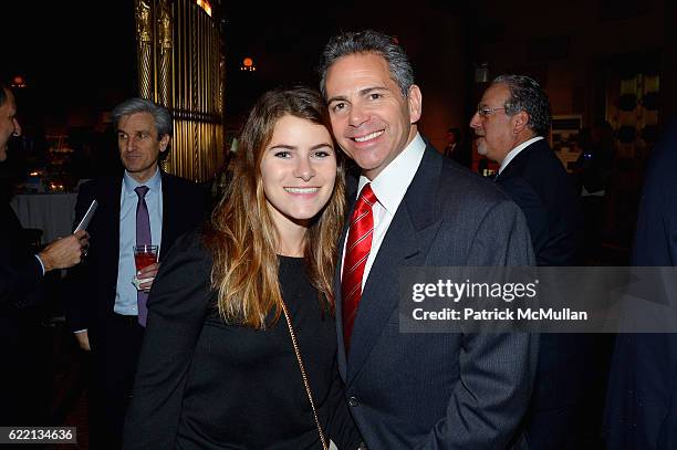 Carly Weinrab and David Weinreb attend Strolling Supper: Lung Cancer Research Foundation's Fourteenth Annual Strolling Supper at Gotham Hall on...