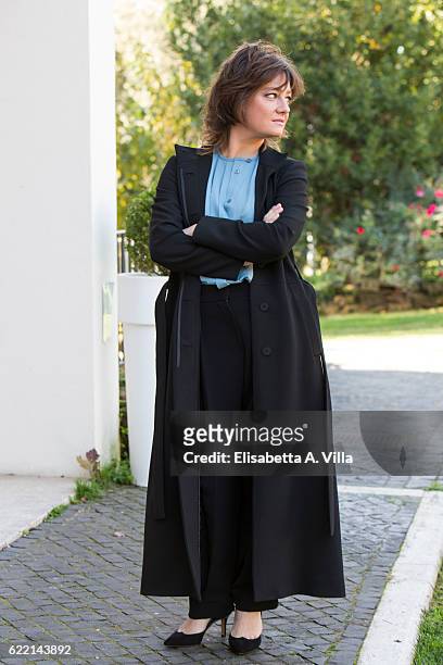 Giovanna Mezzogiorno attends a photocall for 'Come Diventare Grandi Nonostante I Genitori' at Villa Borghese on November 10, 2016 in Rome, Italy.