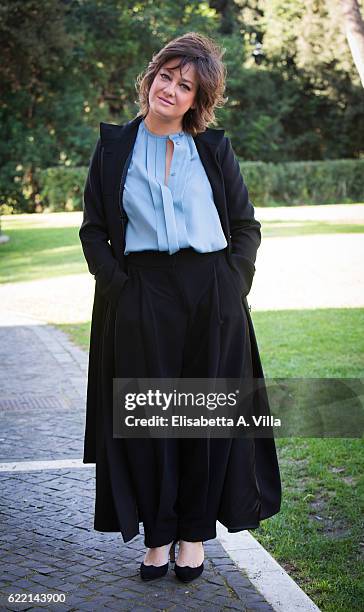 Giovanna Mezzogiorno attends a photocall for 'Come Diventare Grandi Nonostante I Genitori' at Villa Borghese on November 10, 2016 in Rome, Italy.