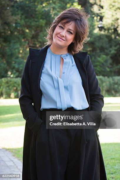 Giovanna Mezzogiorno attends a photocall for 'Come Diventare Grandi Nonostante I Genitori' at Villa Borghese on November 10, 2016 in Rome, Italy.