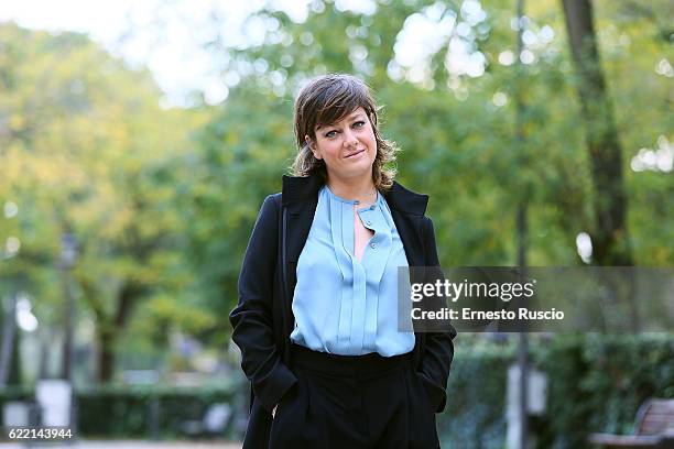 Giovanna Mezzogiono attends a photocall for 'Come Diventare Grandi Nonostante I Genitori' at La Casa Del Cinema on November 10, 2016 in Rome, Italy.