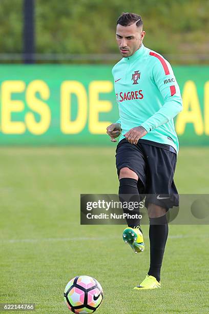 Portugals forward Ricardo Quaresma during Portugal's National Team Training session before the 2018 FIFA World Cup Qualifiers matches against Latvia...