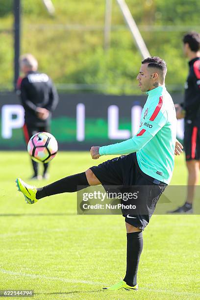 Portugals forward Ricardo Quaresma during Portugal's National Team Training session before the 2018 FIFA World Cup Qualifiers matches against Latvia...