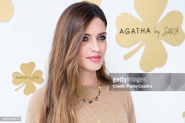 Sara Carbonero presents her new jewellry collection for Agatha Paris on November 10, 2016 in Madrid, Spain.