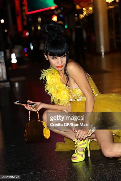 Bai Ling is seen on November 9, 2016 in Los Angeles.