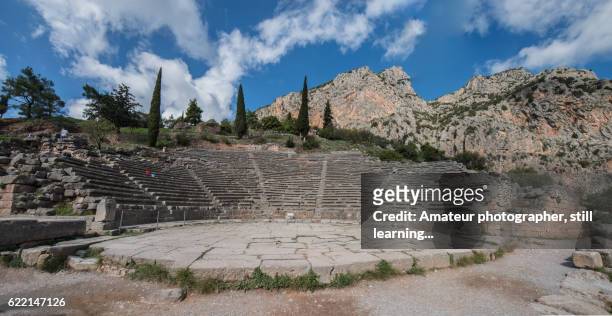the theatre - delphi stock pictures, royalty-free photos & images