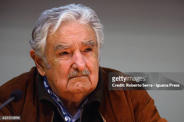 Jose Alberto "Pepe" Mujica Cordano ex President the Republic of Urugay meet the public to present his latest book "Una Oveja Negra al Poder" at...