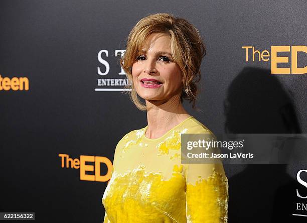 Actress Kyra Sedgwick attends a screening of "The Edge of Seventeen" at Regal LA Live Stadium 14 on November 9, 2016 in Los Angeles, California.