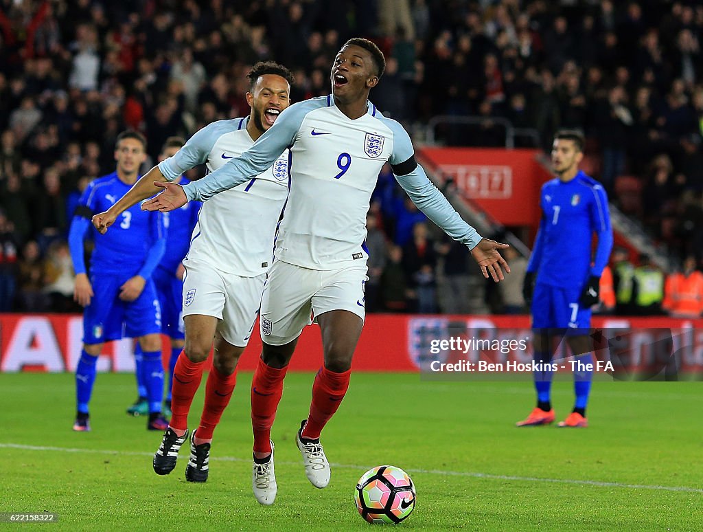 England v Italy - U21 International Friendly