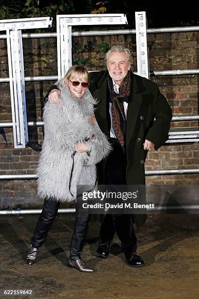 Twiggy and Leigh Lawson attend the Stella McCartney Menswear launch and Women's Spring 2017 collection presentation at Abbey Road Studios on November...