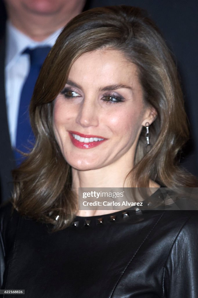 Spanish Royals Attend 'Francisco Cerecedo' Journalism Awards 2016