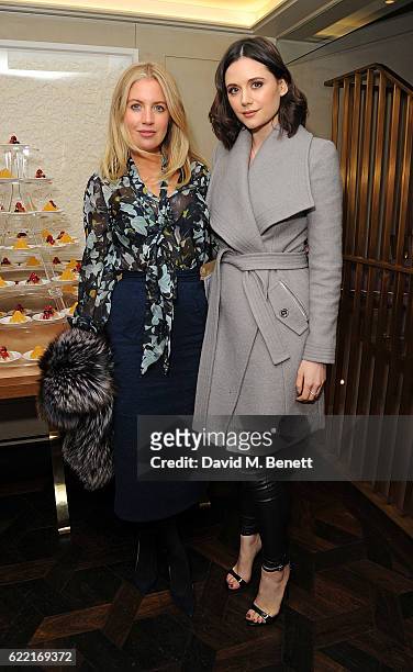 Marissa Montgomery and Lilah Parsons attend 5 Years of Gazelli SkinCare on November 10, 2016 in London, England.
