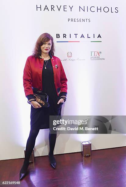 Jasmine Guinness attends VIP Launch party for Britannia at Harvey Nichols on November 10, 2016 in London, England.