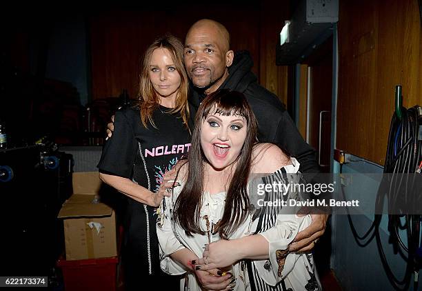 Stella McCartney, Darryl McDaniels and Beth Ditto attend the Stella McCartney Menswear Launch and Women's Spring 2017 Collection Presentation at...