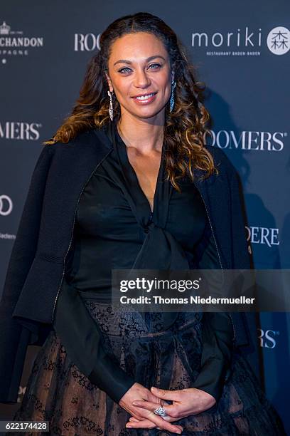 Lilly Becker attends the red carpet during the grand opening of Roomers hotel on November 10, 2016 in Baden-Baden, Germany.