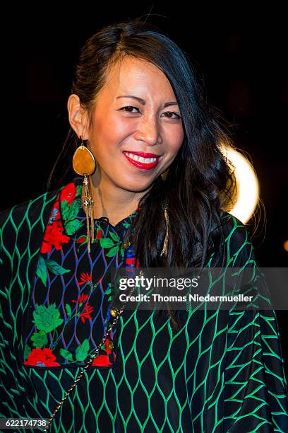 Actress Minh-Khai Phan-Thi attends the red carpet during the grand opening of Roomers hotel on November 10, 2016 in Baden-Baden, Germany.