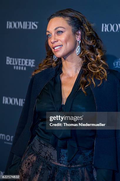 Lilly Becker attends the red carpet during the grand opening of Roomers hotel on November 10, 2016 in Baden-Baden, Germany.