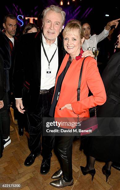 Leigh Lawson and Twiggy attend the Stella McCartney Menswear Launch and Women's Spring 2017 Collection Presentation at Abbey Road Studios on November...