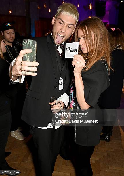 Kyle De'volle and Stella McCartney attend the Stella McCartney Menswear Launch and Women's Spring 2017 Collection Presentation at Abbey Road Studios...