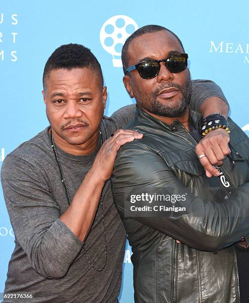 Actor Cuba Gooding Jr and Director Lee Daniels attend the Lexus Short Films Awards during the 6th Annual Napa Valley Film Festival at The Lincoln...