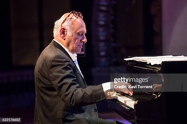 Michael Nyman performs on stage at Palau de la Musica Catalana during the 48 Voll-Damm Festival Internacional de Jazz de Barcelona on November 10,...
