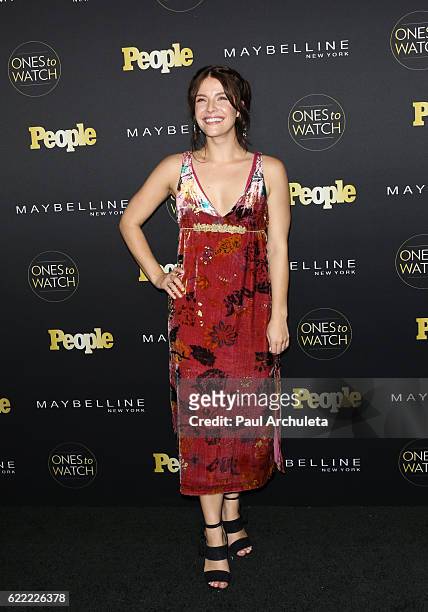 Actress Paige Spara attends People's "Ones To Watch" at E.P. & L.P. On October 13, 2016 in West Hollywood, California.
