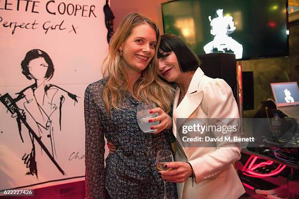 Andrea Lowe and Collette Cooper attend the launch of Collette Cooper's new single "Perfect Girl" and the 'Collette' suit collaboration with Gresham...