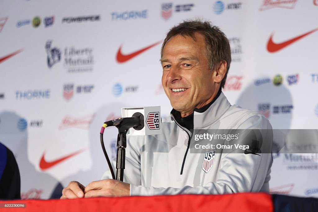 United States Press Conference - 2018 FIFA World Cup Russia Qualifier