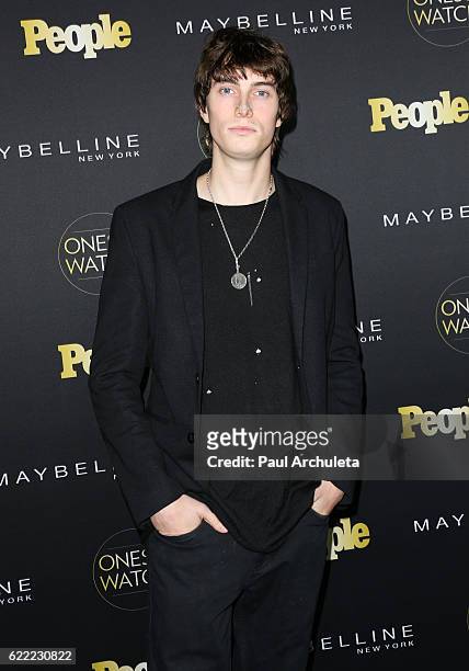 Actor James Paxton attends People's "Ones To Watch" at E.P. & L.P. On October 13, 2016 in West Hollywood, California.