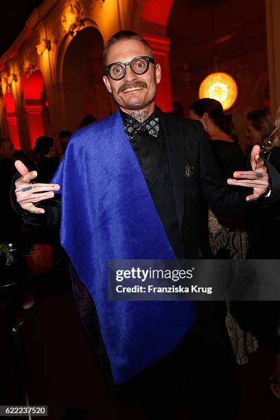 Patrick Mohr attends the GQ Men of the year Award 2016 after show party at Komische Oper on November 10, 2016 in Berlin, Germany.