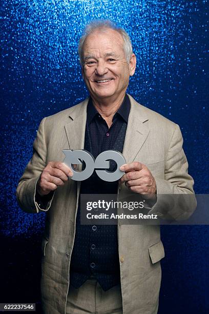 Bill Murray poses backstage at the GQ Men of the year Award 2016 at Komische Oper on November 10, 2016 in Berlin, Germany.