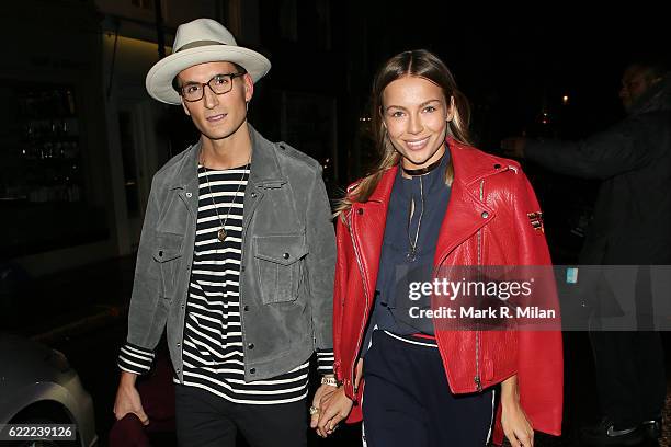 Ollie Proudlock attending the 5 Years of Gazelli party on November 10, 2016 in London, England.