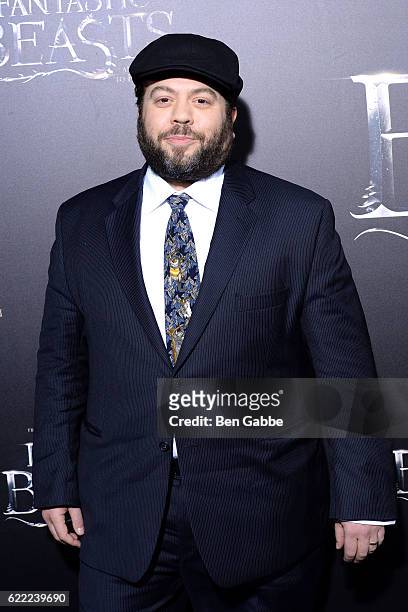 Actor Dan Fogler attends the 'Fantastic Beasts And Where To Find Them' World Premiere at Alice Tully Hall, Lincoln Center on November 10, 2016 in New...