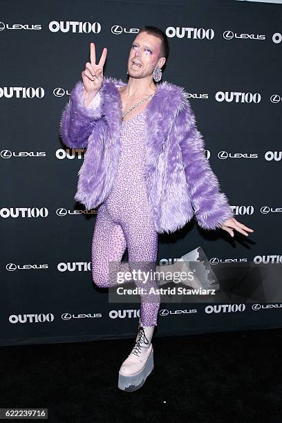 Milk from RuPaul's Drag Race attends the 2016 OUT100 Gala at Metropolitan West on November 10, 2016 in New York City.