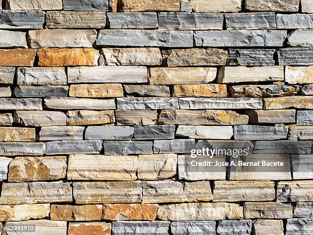 Stone Rows Texture Textures Of A Wall Of Stone In Rows Of Multiple Colors High-Res Stock ...