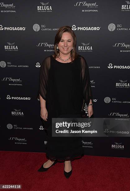 Judit Polgar attends 2016 Gala Opening for World Chess Championship at The Plaza Hotel on November 10, 2016 in New York City.