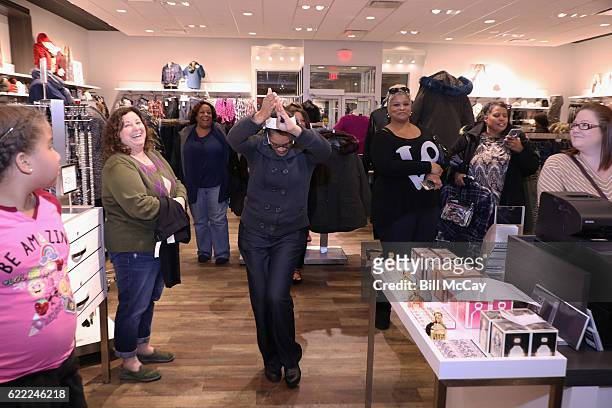 Atmosphere at the Grand Opening of the Lane Bryant Store on November 10, 2016 in Newark, Delaware.